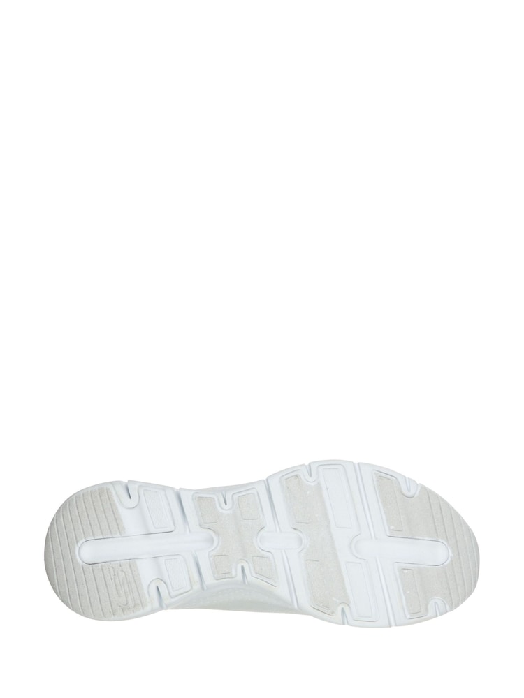 Skechers White Standard Fit Arch Fit Womens Trainers - Image 5 of 5