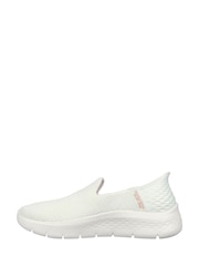 Skechers White Slip Ins Go Walk Flex Relish Womens Trainers - Image 3 of 8