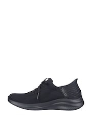 Skechers Black Dark Slip-ins: Ultra Flex 3.0 Brilliant Trainers - Image 3 of 8