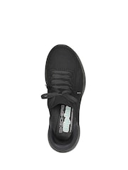 Schwarz/dunkel - Skechers Slip-ins: Ultra Flex Brillant 3.0 Sneaker - Bild 3 von 7