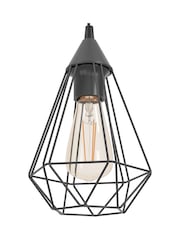 Eglo Black Tarbes Geometric Ceiling Light Pendant - Image 6 of 6