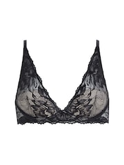 Calvin Klein Black Lace Trimmed Plunge Bra - Image 4 of 6