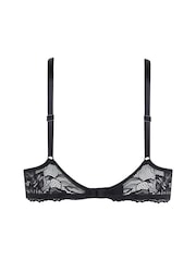 Calvin Klein Black Lace Trimmed Plunge Bra - Image 5 of 6