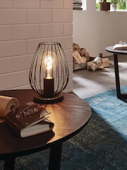 Eglo Black Newtown Caged Table Lamp - Image 10 of 10
