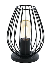 Eglo Black Newtown Caged Table Lamp - Image 2 of 10
