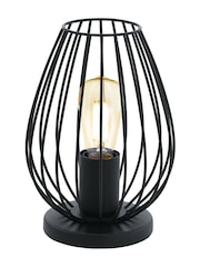 Eglo Black Newtown Caged Table Lamp - Image 3 of 10