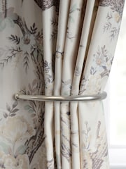 Laura Ashley Matt Nickel Set of Two Ball End Swing Holdbacks - Image 1 of 3