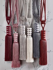 Laura Ashley Damson Emily Tassel Curtain Tie Backs - Image 3 of 3