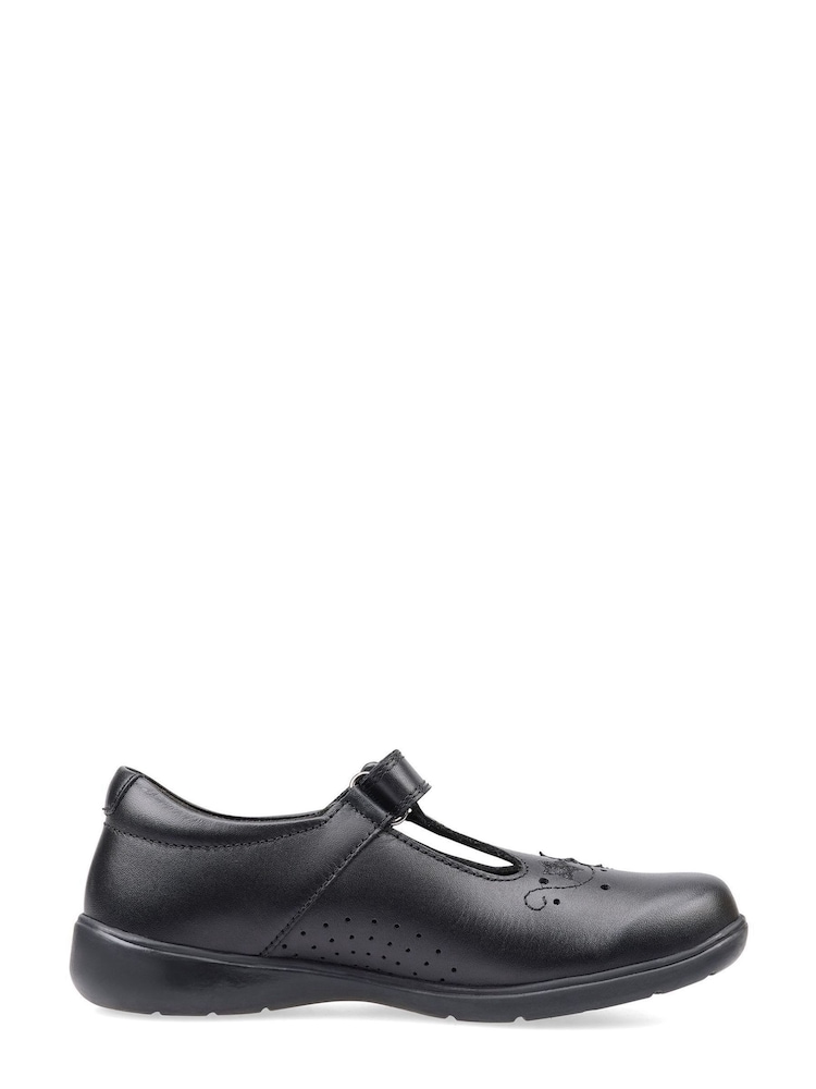 Start-Rite Star Jump Black Leather School Shoes F & G Fit - Image 4 of 5