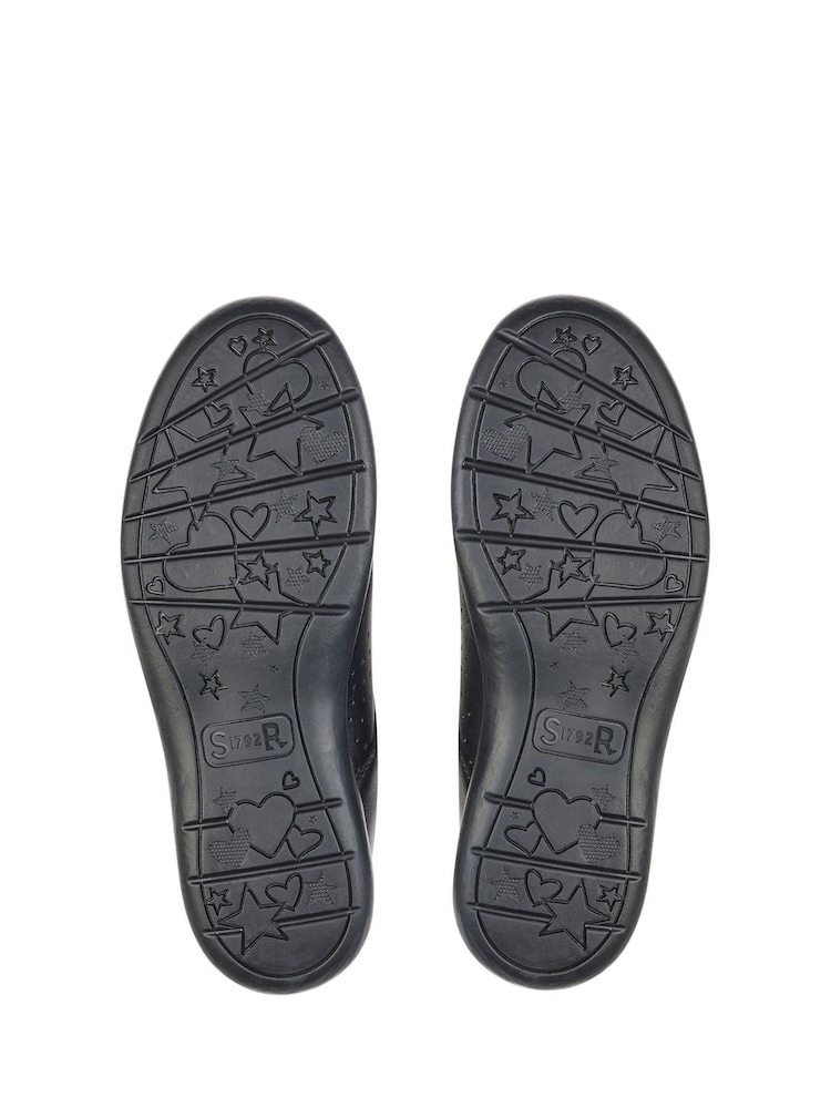 Start-Rite Star Jump Black Leather School Shoes F & G Fit - Image 5 of 5