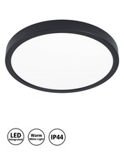 Eglo Black Fueva Smart Bathroom Ceiling Light - Image 5 of 7