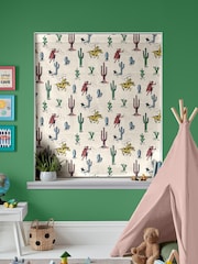 Cath Kidston Cream Kids Cowboy Made To Measure Roman 100% Cotton Blind - Image 5 of 6
