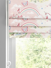 Cath Kidston Pink Kids Magical Scenic Made To Measure Roman 100% Cotton Blind - Image 2 of 6