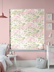Cath Kidston Pink Kids Magical Scenic Made To Measure Roman 100% Cotton Blind - Image 5 of 6