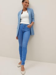 Denim Bright Blue Skinny Jeans - Image 5 of 6