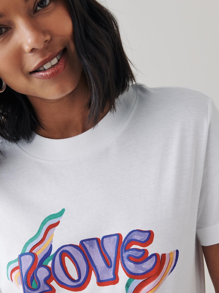 T-Shirt By Eleanor Bowmer for Parkinson's UK at Next - Image 2 of 3