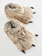 Grey Monster Feet Slippers - Image 4 of 6