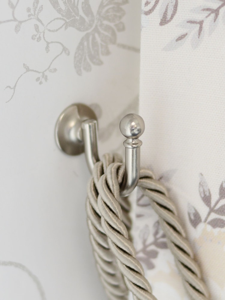 Laura Ashley Matt Nickel Ball End Hooks - Image 1 of 3