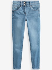 Mid Blue Denim Lift Slim And Shape Skinny Jeans - Image 6 of 6