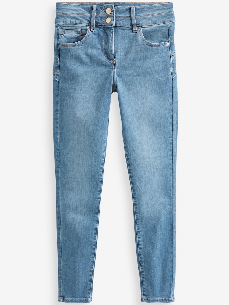 Mid Blue Denim Lift Slim And Shape Skinny Jeans - Image 6 of 6 Mid Blue Denim Lift Slim And Shape Skinny Jeans - Image 6 of 6