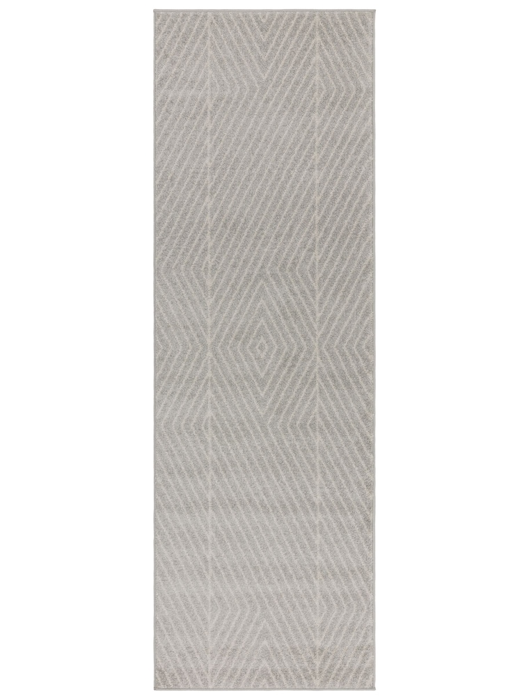 Asiatic Rugs Grey Muse Linear Flatweave Runner Rug - Image 2 of 5