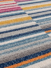 Asiatic Rugs Multicolour Muse Stripe Flatweave Runner Rug - Image 5 of 5