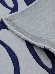 Asiatic Rugs Blue Matrix Wire Hand Tufted Wool Runner Rug - Image 3 of 3
