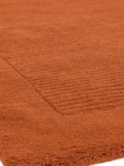 Asiatic Rugs Terracotta Orange York Wool Runner Rug - Image 3 of 4