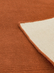 Asiatic Rugs Terracotta Orange York Wool Runner Rug - Image 4 of 4