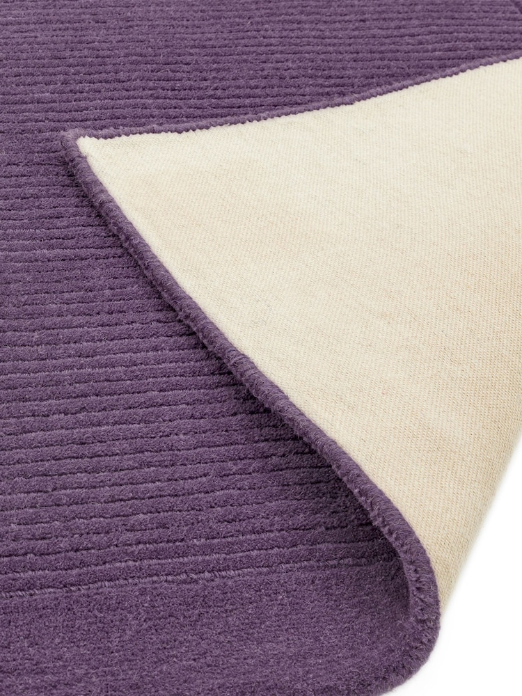 Asiatic Rugs Purple York Wool Runner Rug - Image 4 of 4