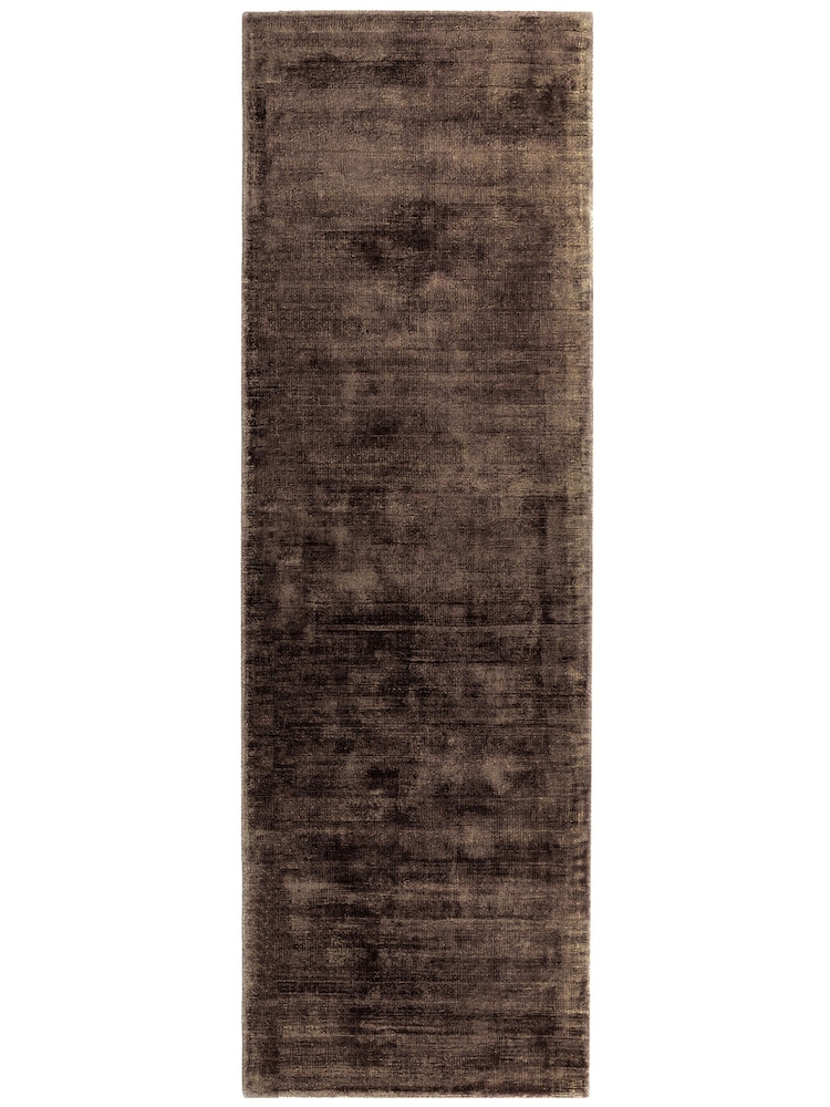Asiatic Rugs Chocolate Brown Blade Hand Woven Runner Rug - Image 2 of 4