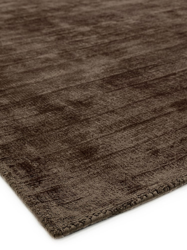 Asiatic Rugs Chocolate Brown Blade Hand Woven Runner Rug - Image 4 of 4