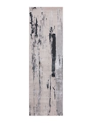 Asiatic Rugs White Aurora Glacier Metallic Runner Rug - Image 1 of 3