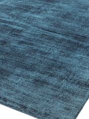 Asiatic Rugs Teal Blue Blade Hand Woven Runner Rug - Image 2 of 3
