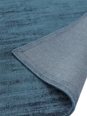Asiatic Rugs Teal Blue Blade Hand Woven Runner Rug - Image 3 of 3