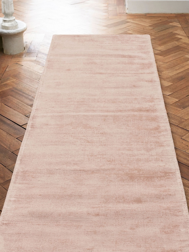 Asiatic Rugs Pink Blade Hand Woven Runner Rug - Image 1 of 4