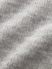 Grey Cropped V-Neck Jumper - Image 6 of 6