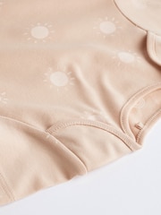 Neutral Short Sleeve Baby Bodysuits 5 Pack - Image 5 of 6