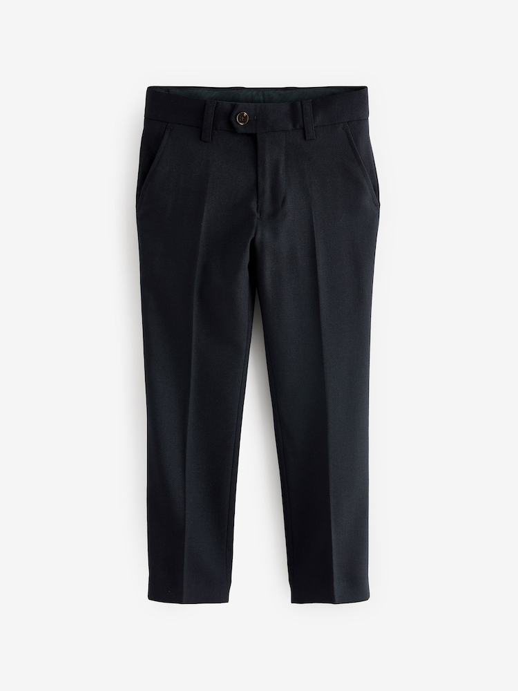 Navy Premium Tollegno Italian Wool Suit: Trousers (3-16yrs) - Image 1 of 3
