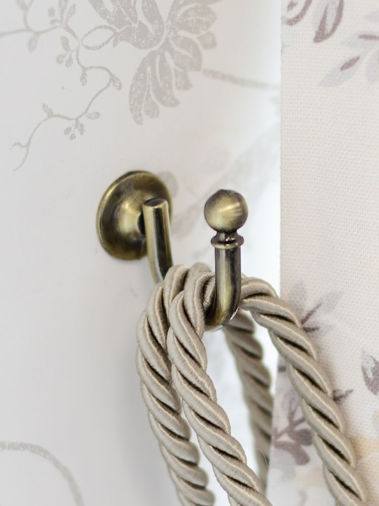 Laura Ashley Antique Brass Ball End Hooks - Image 1 of 3