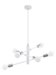Eglo White Gradoli 6-Light Sputnik Ceiling Light Pendant - Image 2 of 3