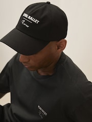 Reiss Black Adagio Reiss | Royal Ballet Logo Cap Unisex Fit - Image 1 of 7