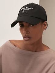 Reiss Black Adagio Reiss | Royal Ballet Logo Cap Unisex Fit - Image 3 of 7