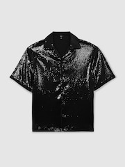 Reiss Black King Shirt - Image 2 of 8