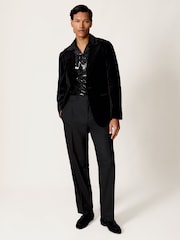 Reiss Black King Shirt - Image 3 of 8