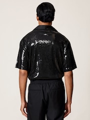 Reiss Black King Shirt - Image 7 of 8