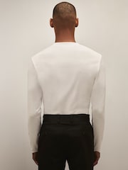 أبيض - Reiss Francisco Reiss | Royal Ballet Henley Shirt - صورة 4 من 5