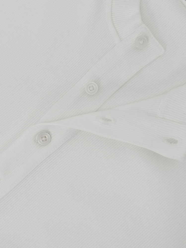 Reiss White Francisco Royal Ballet Henley Shirt - Image 5 of 5 Reiss White Francisco Royal Ballet Henley Shirt - Image 5 of 5