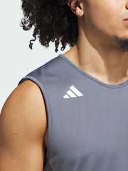 adidas White 3G Speed Reversible Basketball AEROREADY Jersey - Image 5 of 5