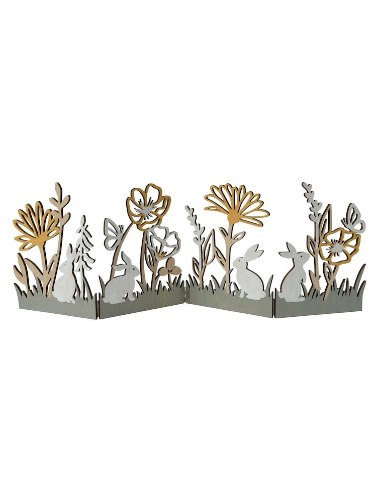 Decoris Bunny & Flower Easter Decoration - Image 2 of 2